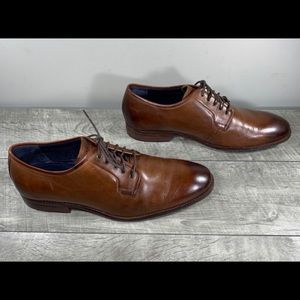Cole Haan C29029 Warner Grand Postman Brown Leather Mens Oxfords Shoes Size 12